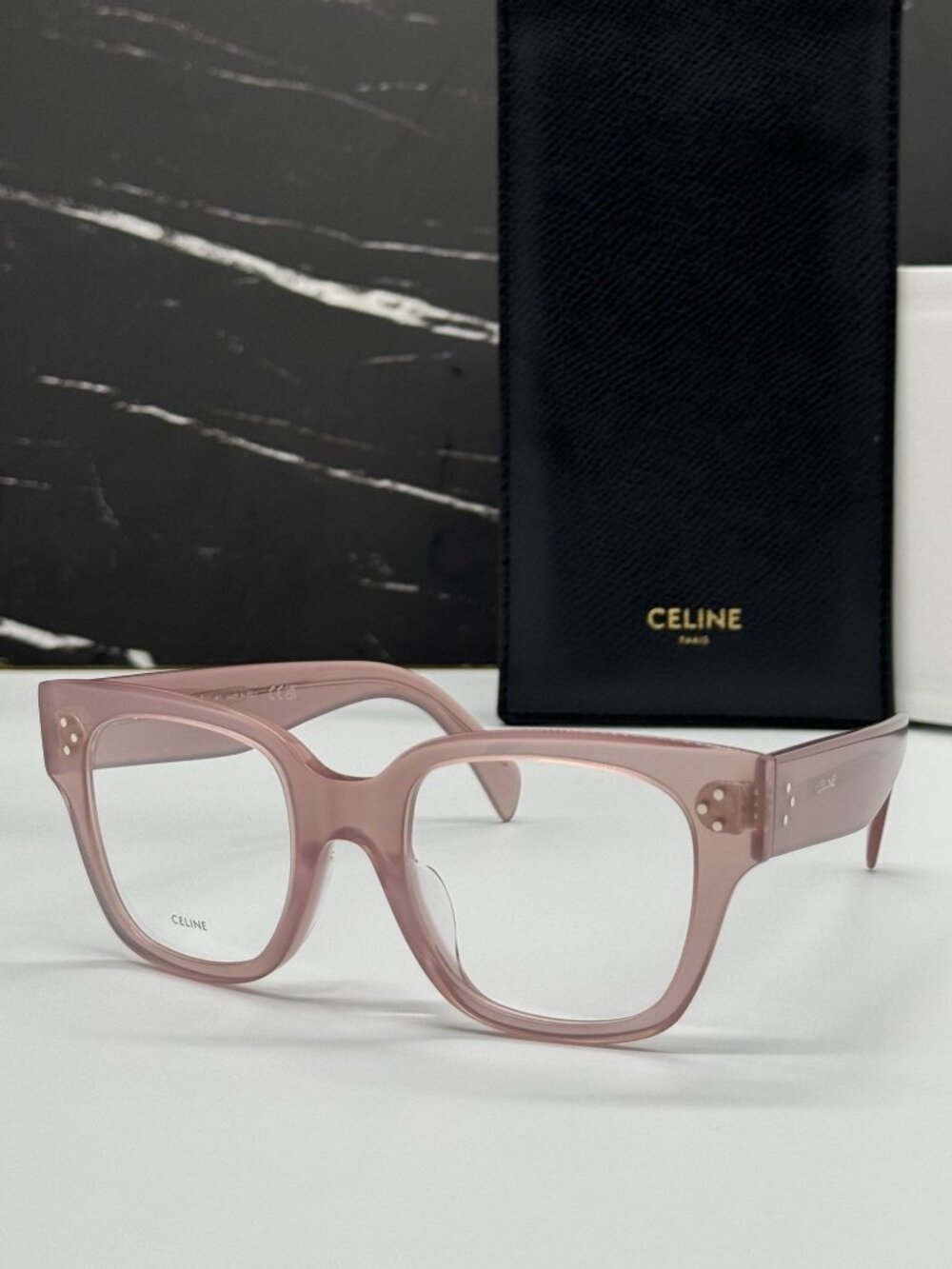 NEW CELINE CL50110U 045 EYEGLASSES PINK WOMEN EYEWEAR CELINE - Picture 1 of 11